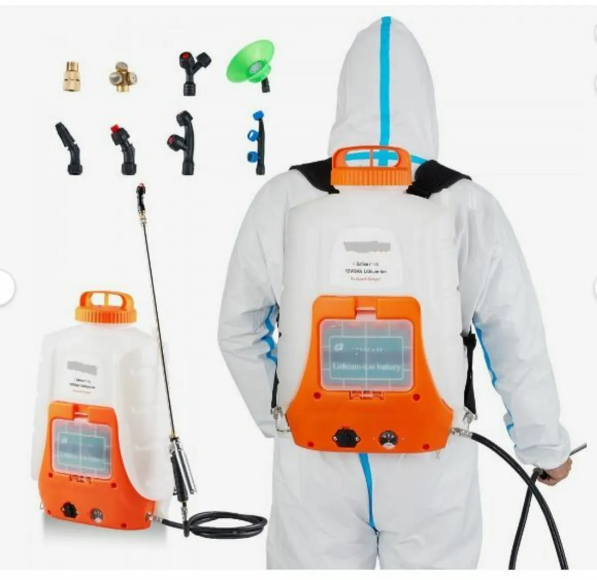 Battery Powered Backpack Sprayer 4 Gal - Image 1