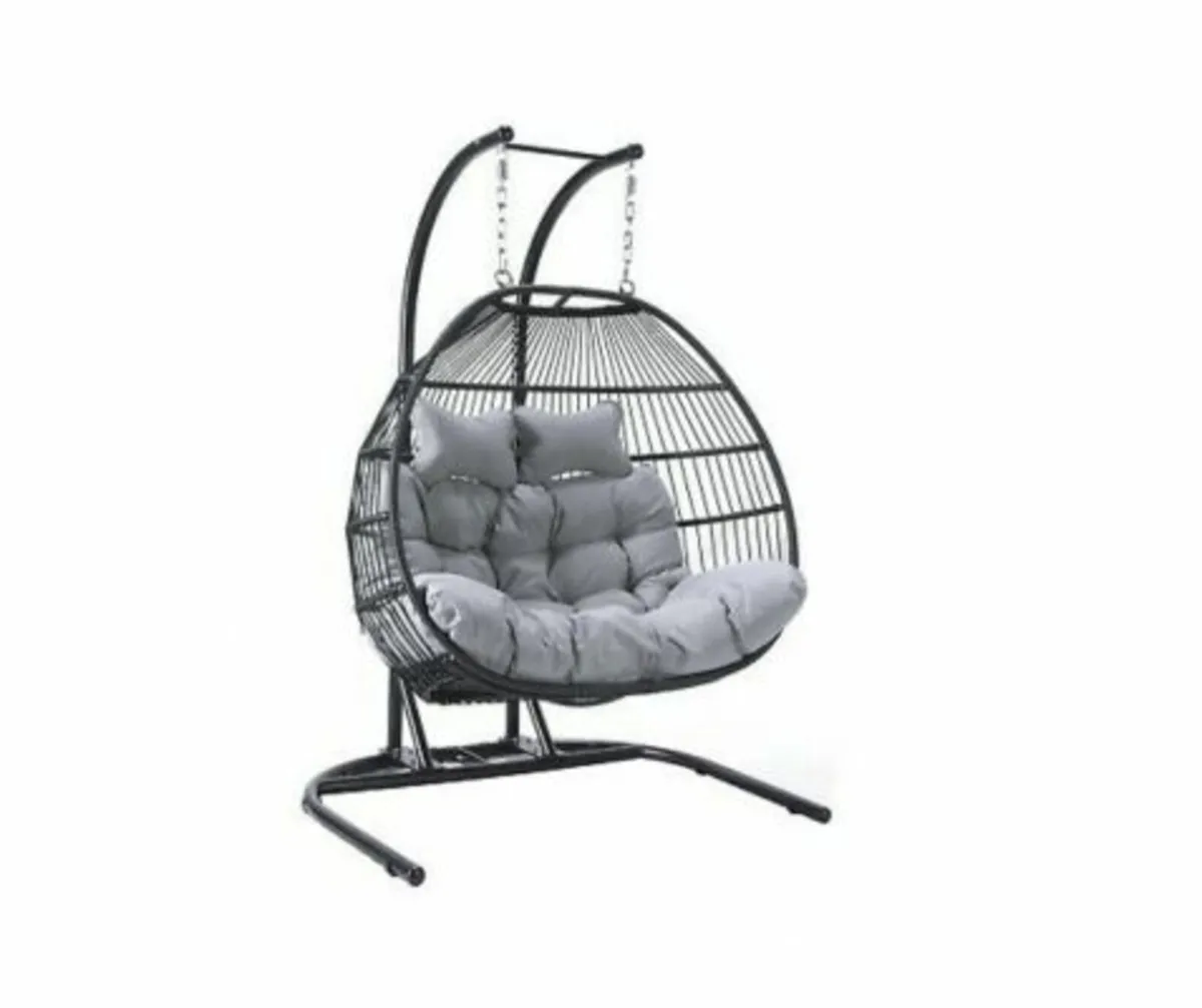 Foldable Double Swing Chair - SALE PRICE - Image 2