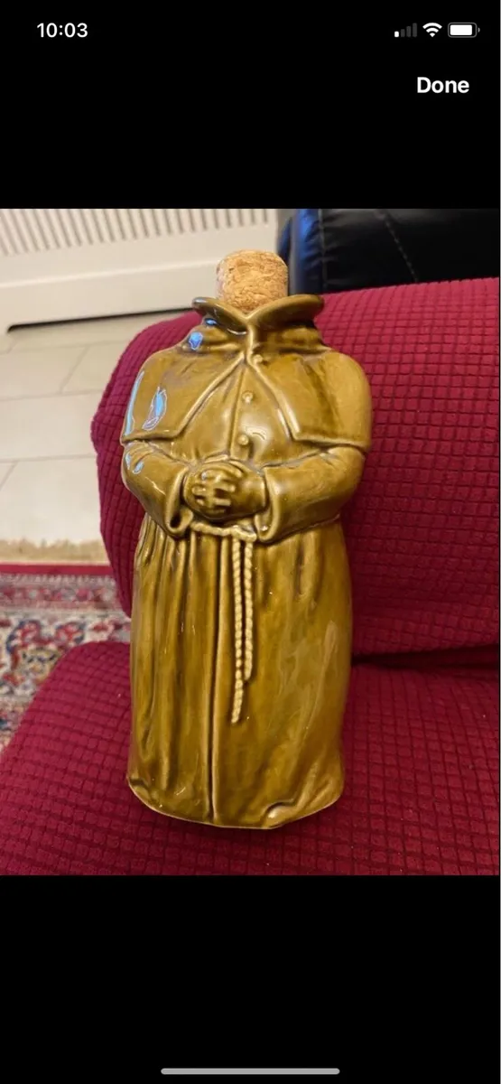 Rare Abbot’s Choice Ceramic Decanter - Image 1