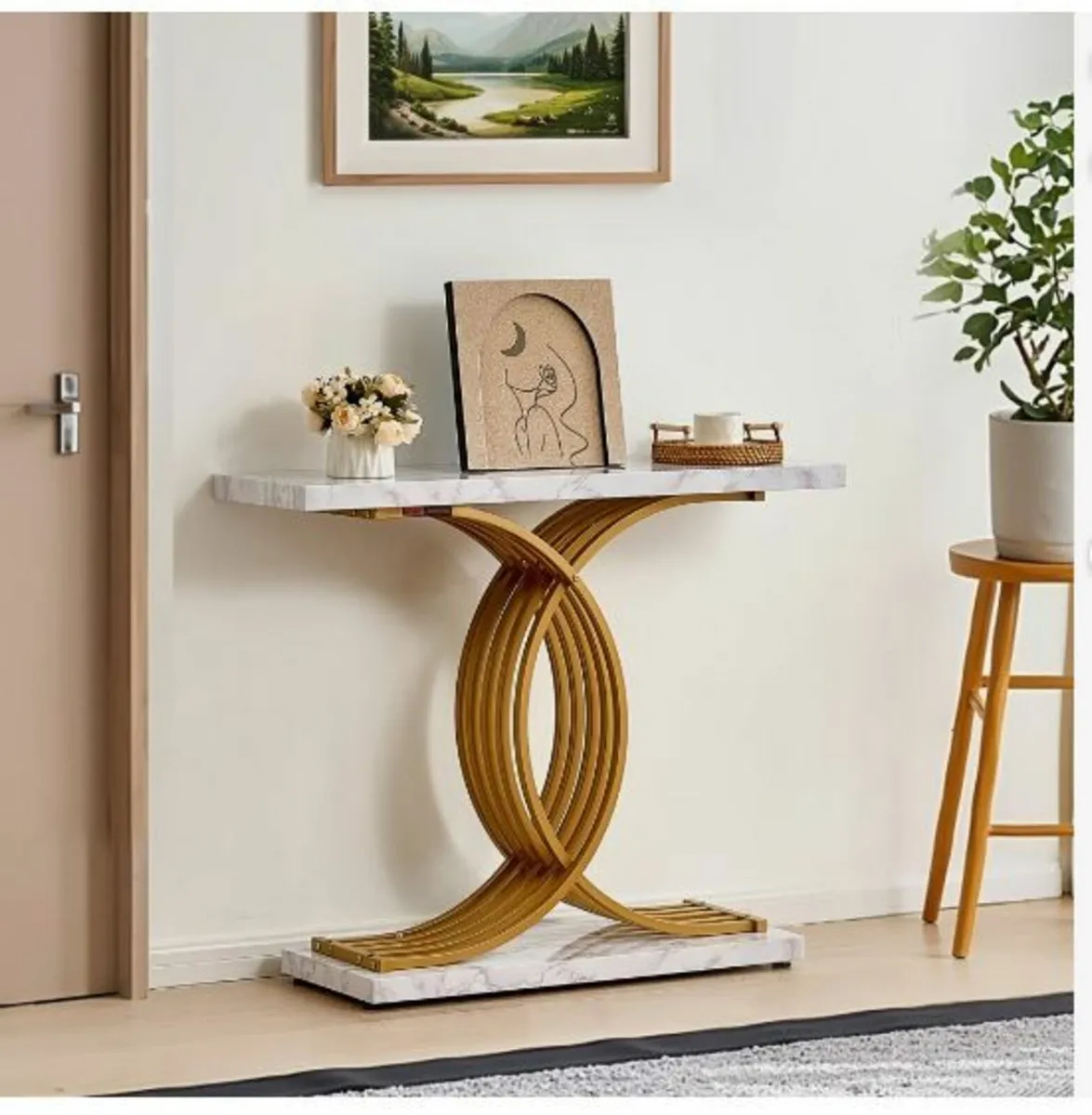 Narrow Console Sofa Table Couch Table - Image 1