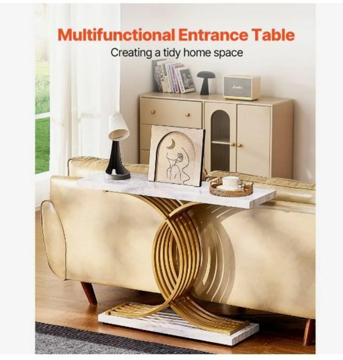 Narrow Console Sofa Table Couch Table - Image 4