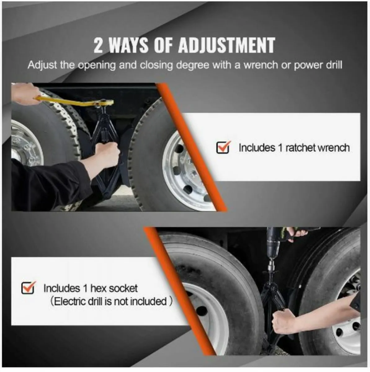 Wheel Chock Stabilizer 2 Sets for RV Travel - Image 3