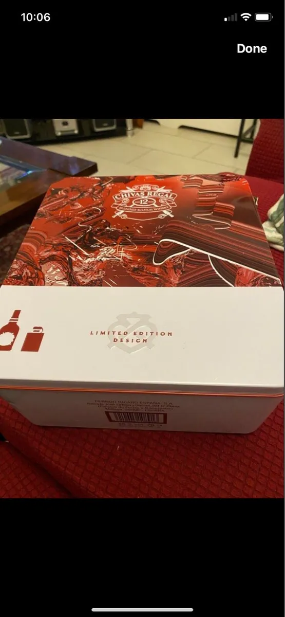 Limited Edition Large Chivas Regal Metal Box - Image 1