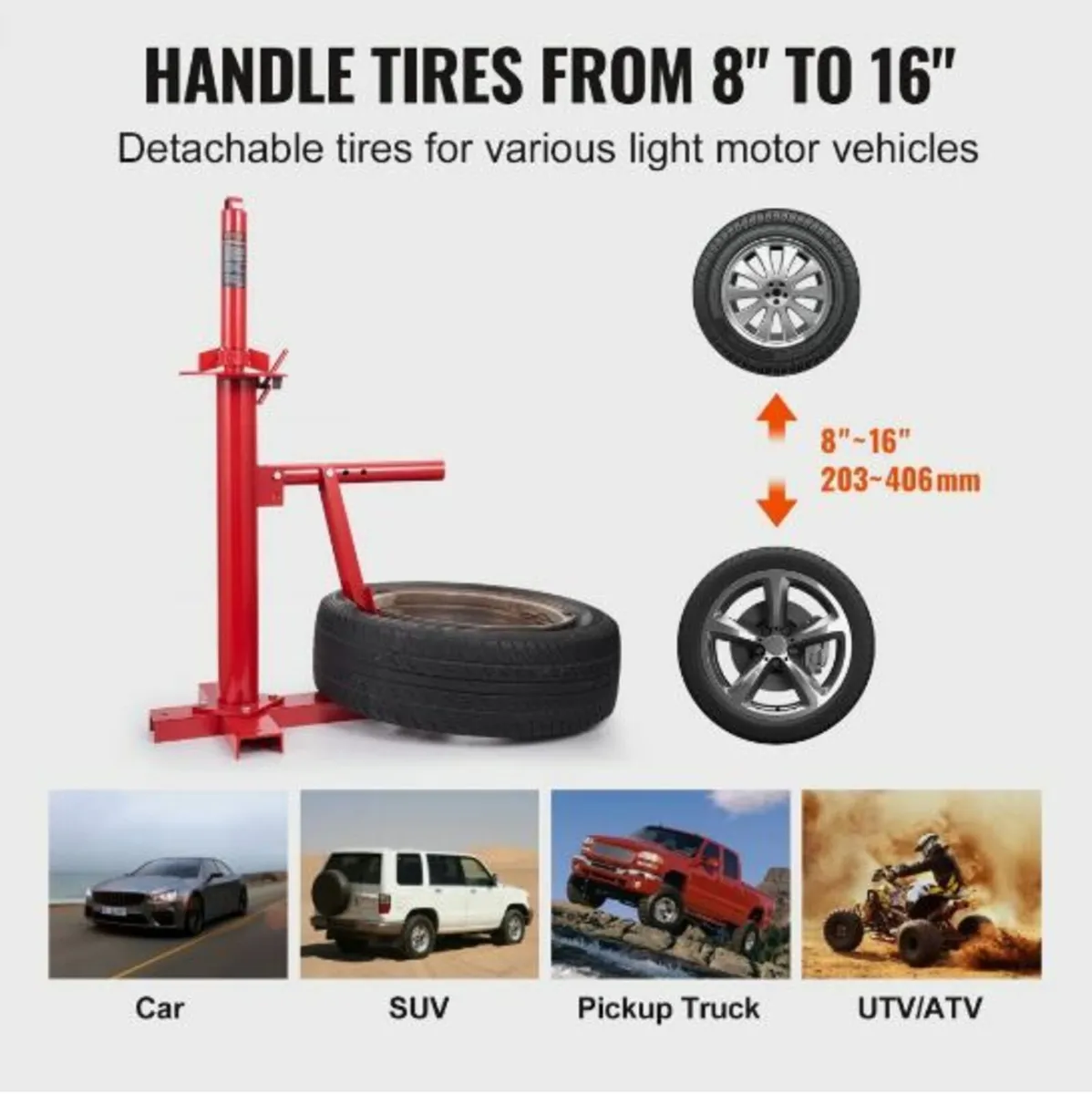 Portable Manual Tire Changer Bead Breaker Tool - Image 2