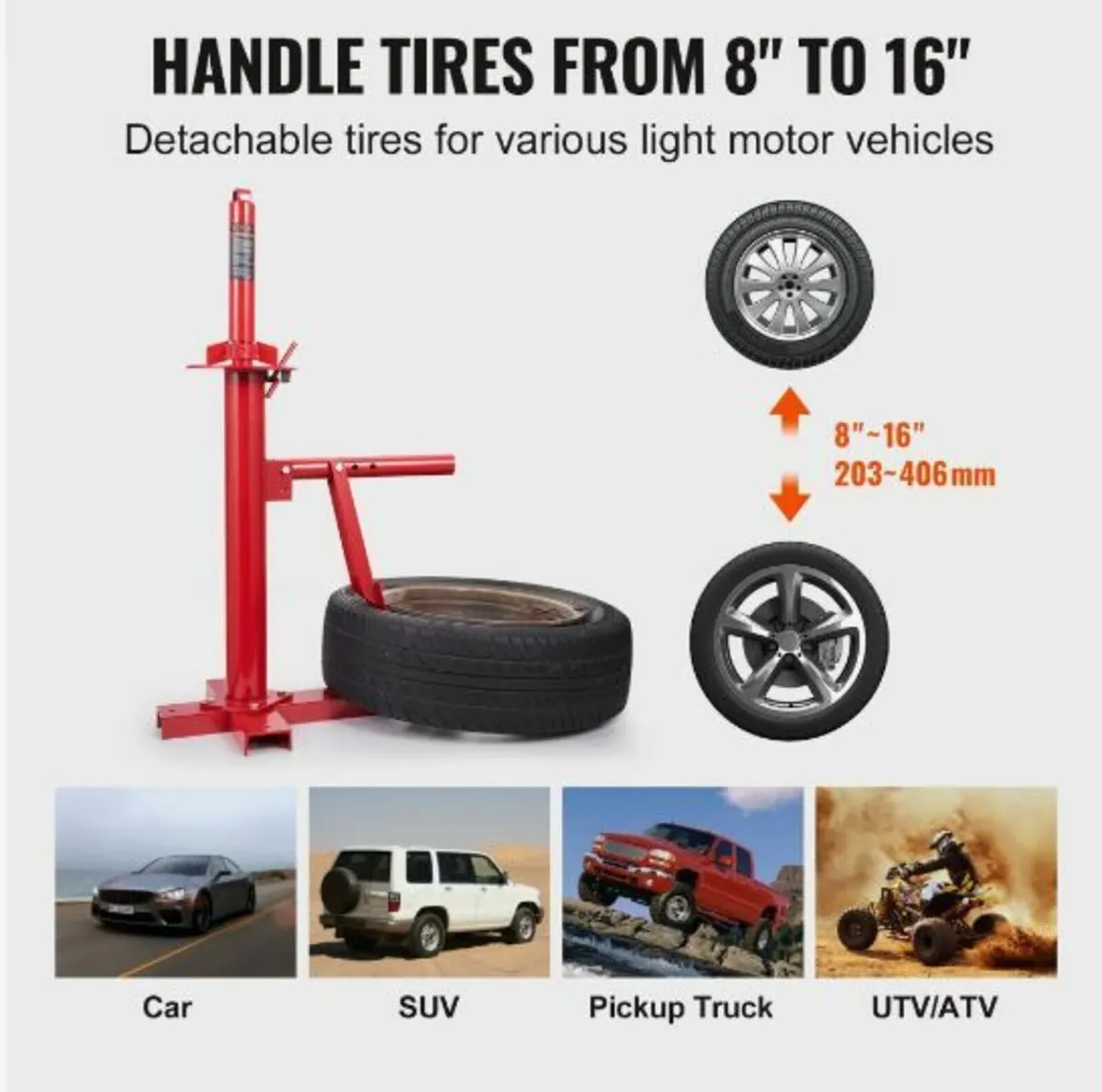 Portable Manual Tire Changer Bead Breaker Tool - Image 4
