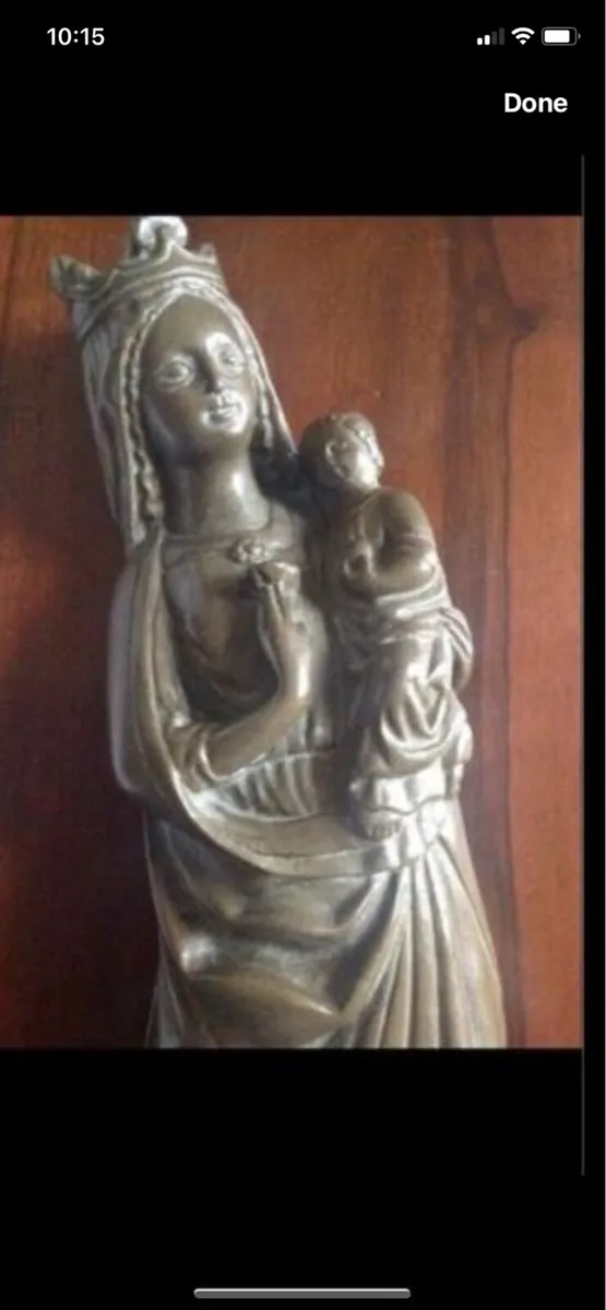 Antique Madonna & Child - Image 1