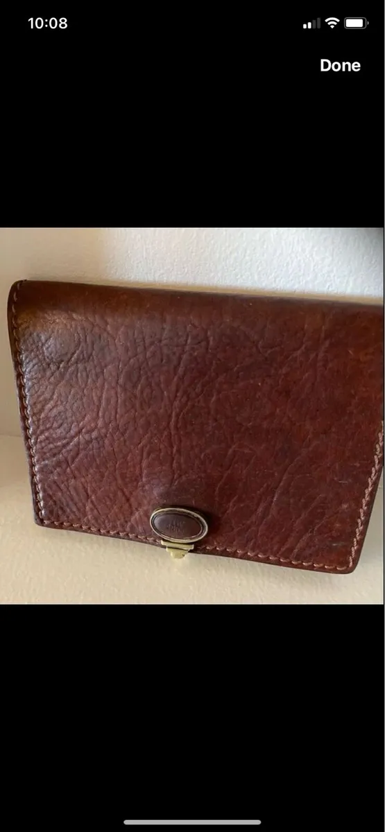 Vintage ‘The Bridge’ Leather Wallet/ Purse - Image 1