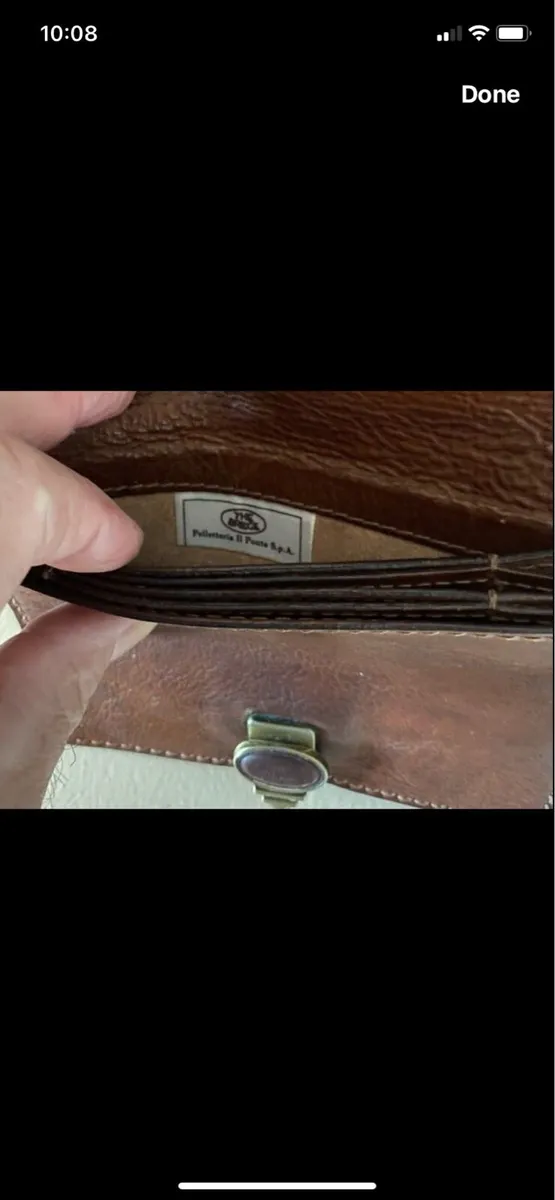 Vintage ‘The Bridge’ Leather Wallet/ Purse - Image 4