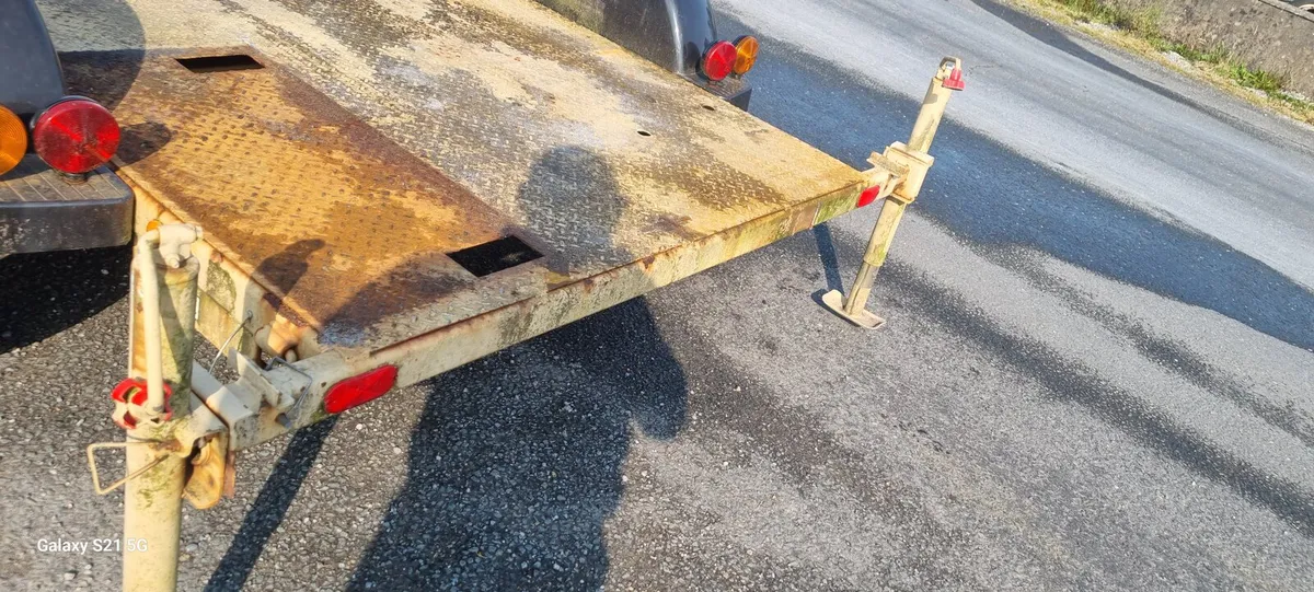Ex mod 8x5 checker plate trailor - Image 2