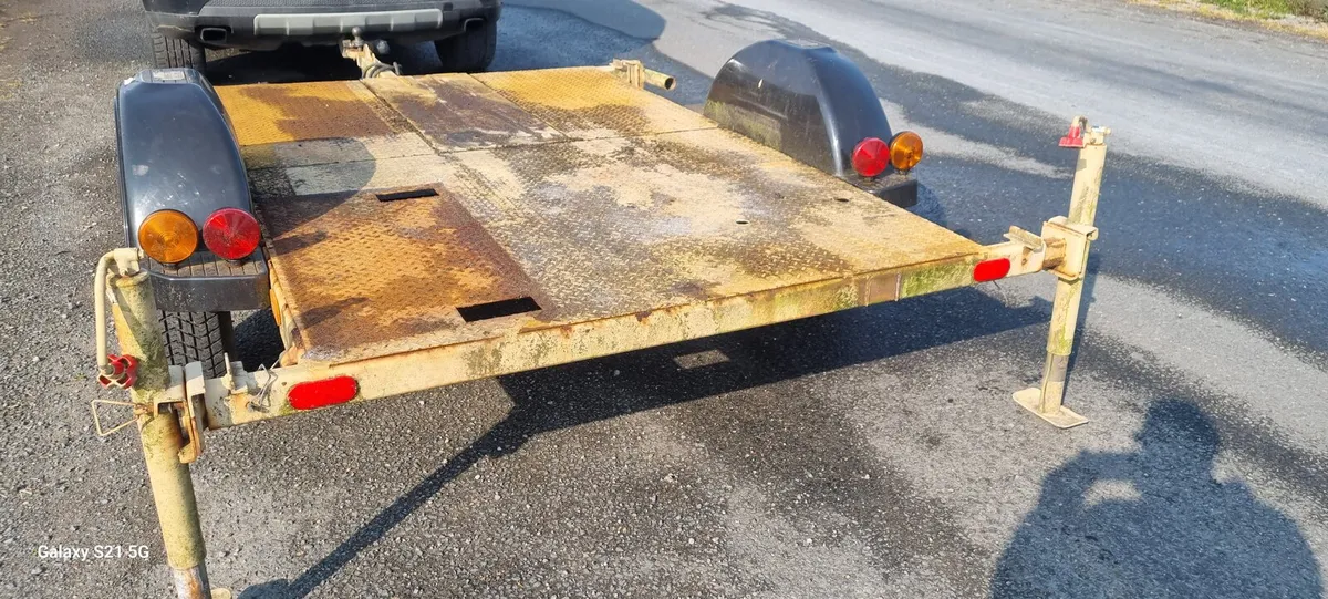 Ex mod 8x5 checker plate trailor - Image 3