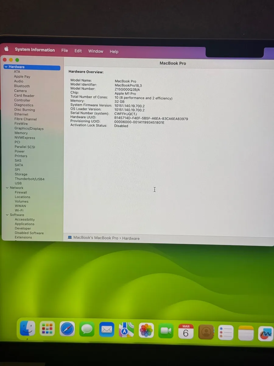 MacBook Pro 14" M1 Pro 2022 32GB/1TBSSD/66c - Image 4