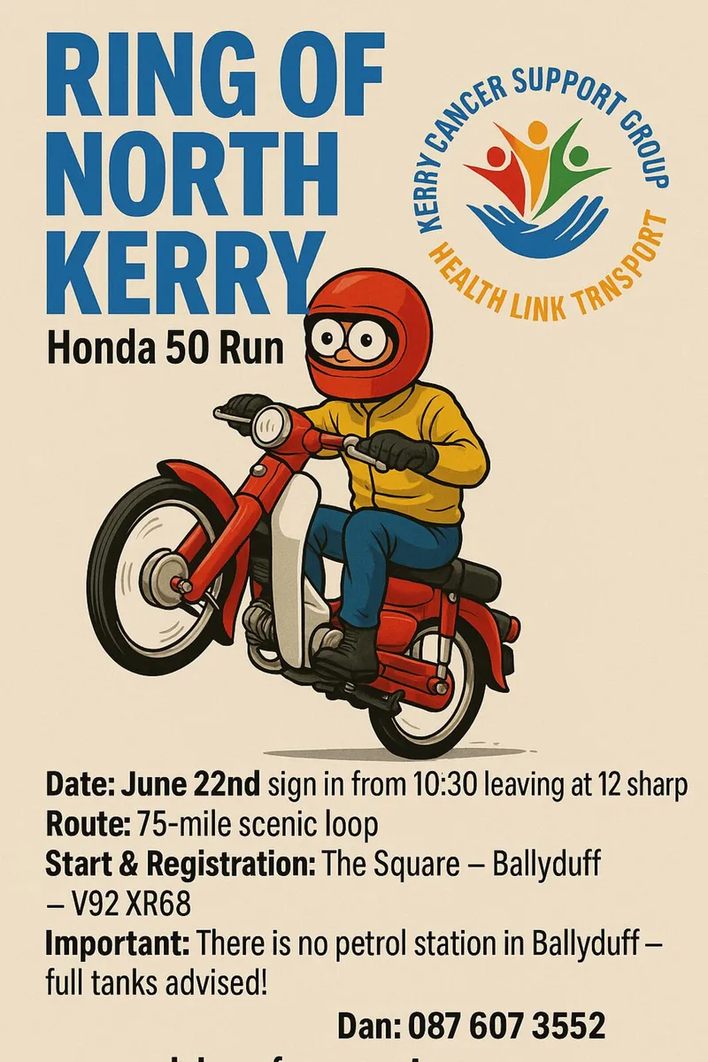 Ballyduff Honda 50 run June 22nd - Image 1