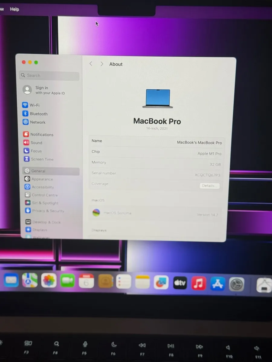 MacBook Pro 14" 2022 M1 Pro 32GB/1TBSSD/48c - Image 2