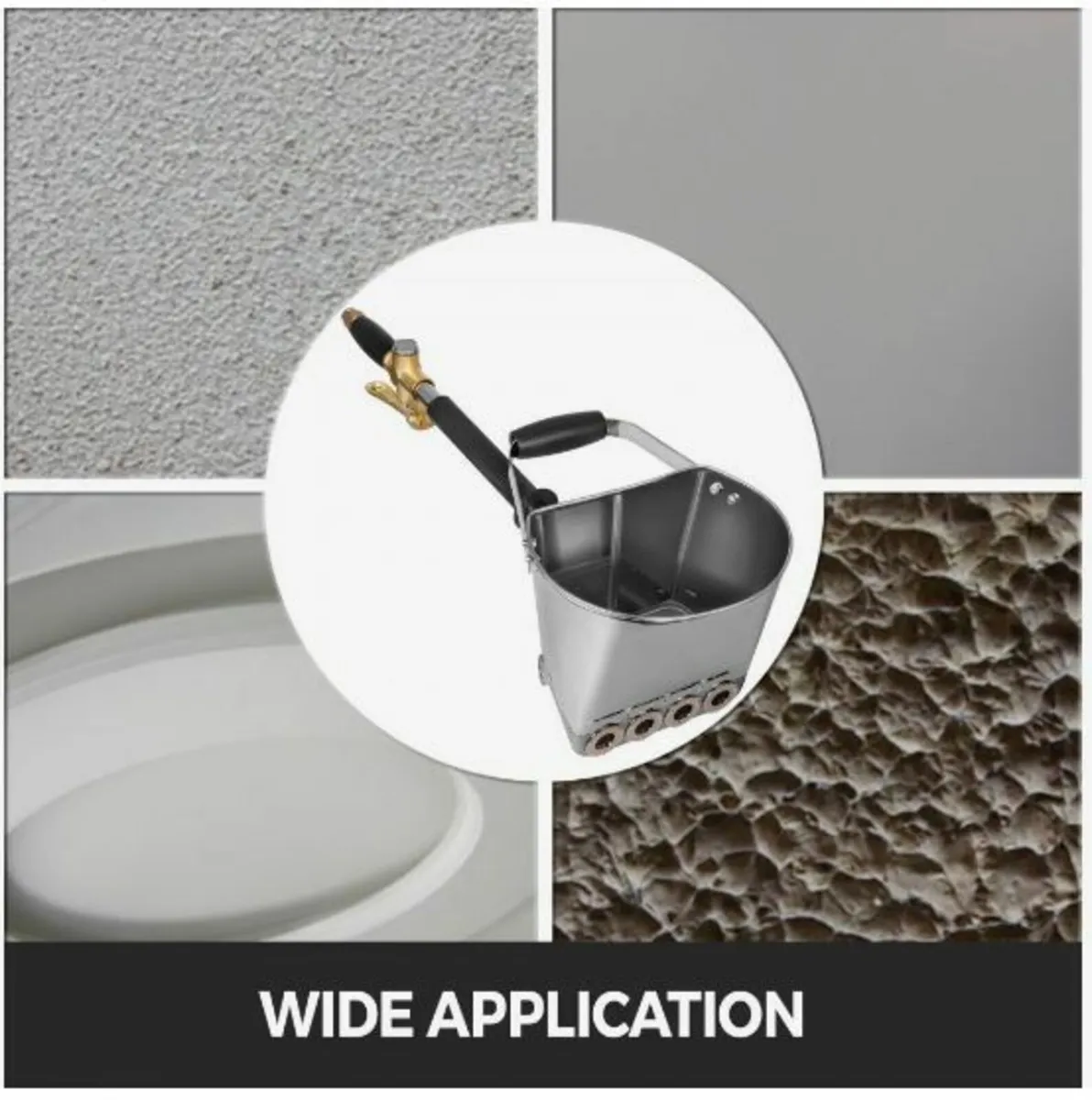 4 Jet Cement Mortar Spray Gun Stucco Sprayer - Image 2