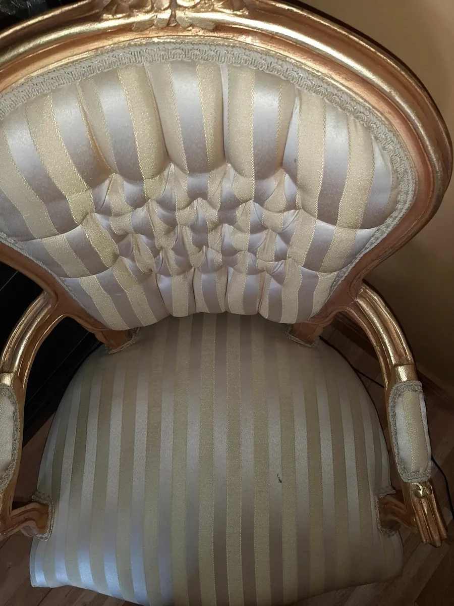 Pair of French occasional chairs - Image 1