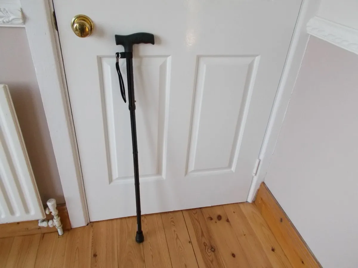 Folding Aluminium Walking Stick - Image 3