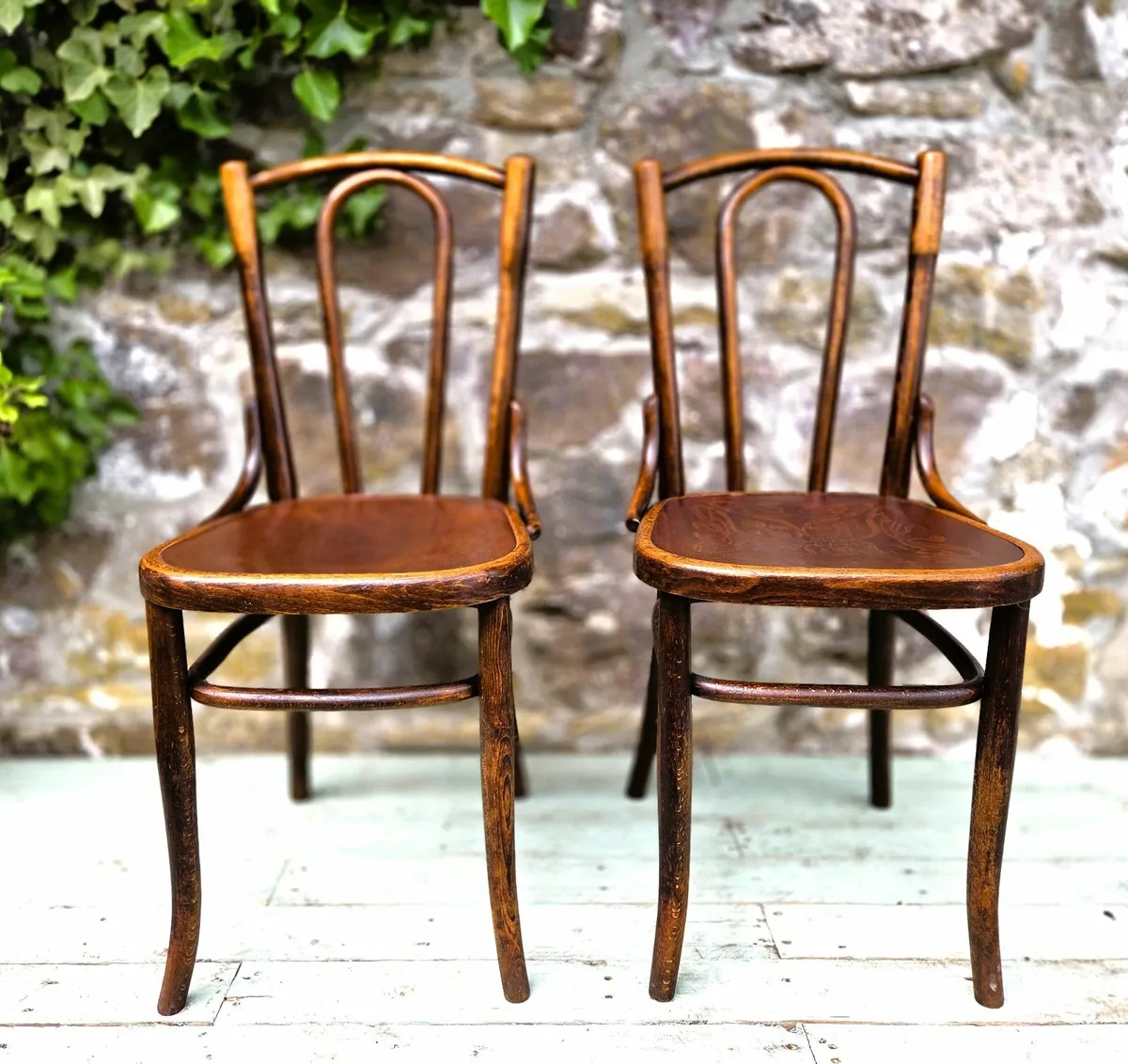 Antique Bentwood Chairs - Image 2