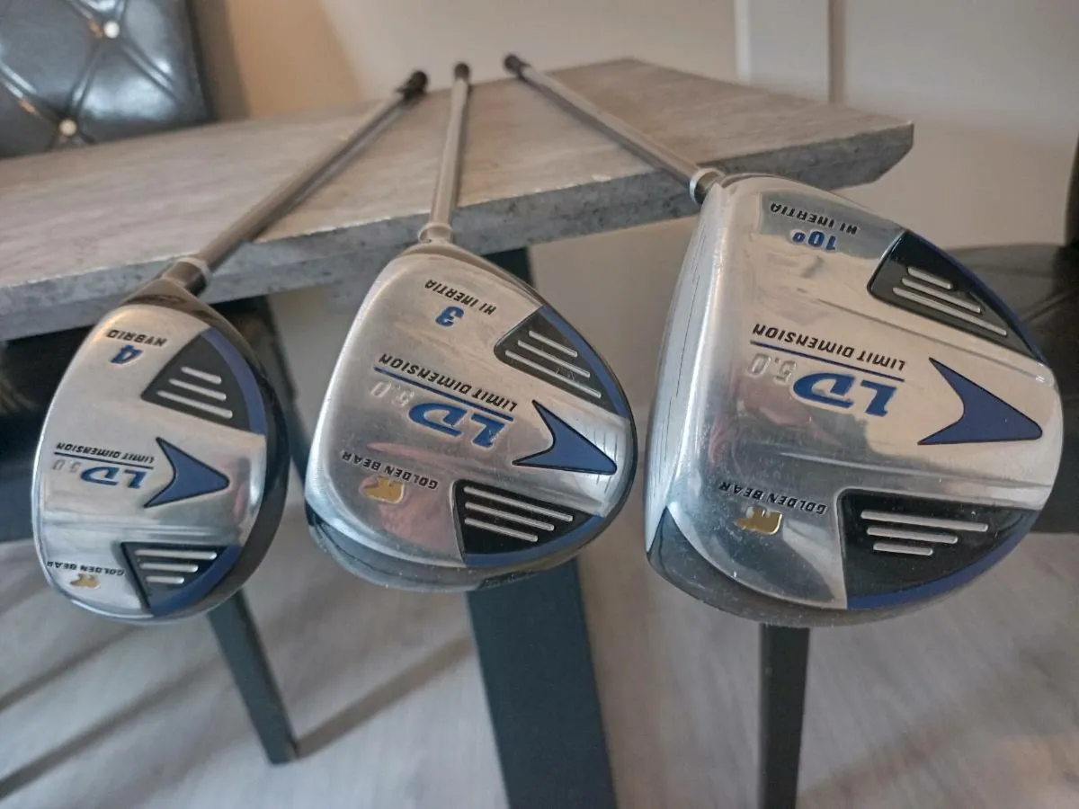 LD golf Driver10° . 3 wood. Hybrid 4. - Image 1