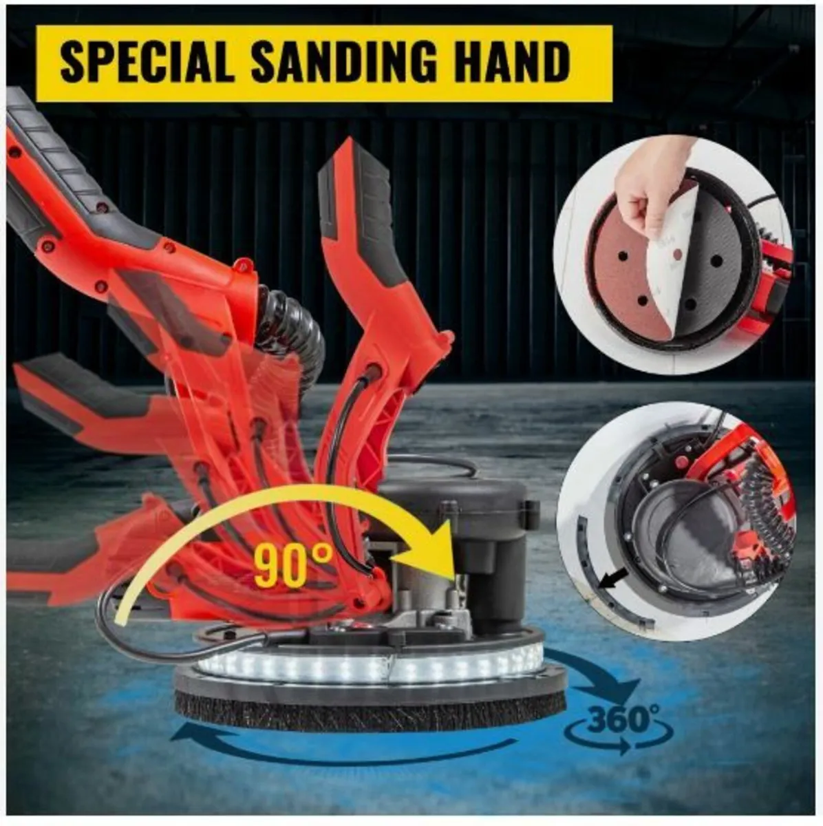 Drywall Sander 750W, Electric Drywall Sander - Image 3