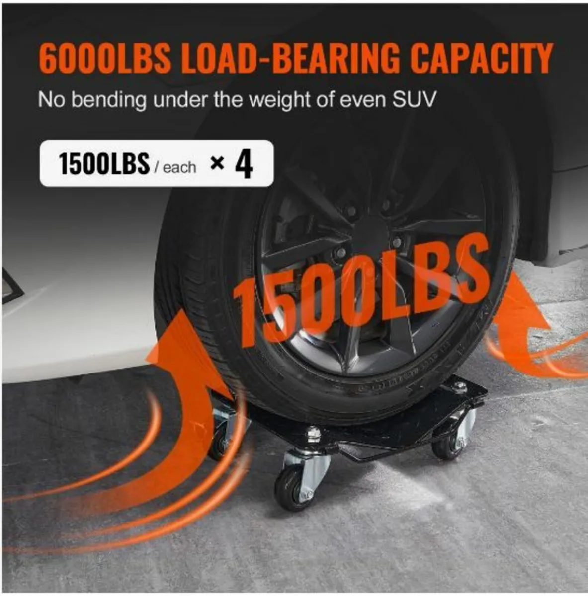 Car Dolly Wheel Tire Dolly 4 PCS Heavy - Image 4