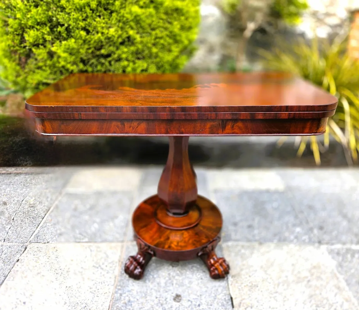 Georgian Fold Over Tea Table- Circa1830 - Image 1