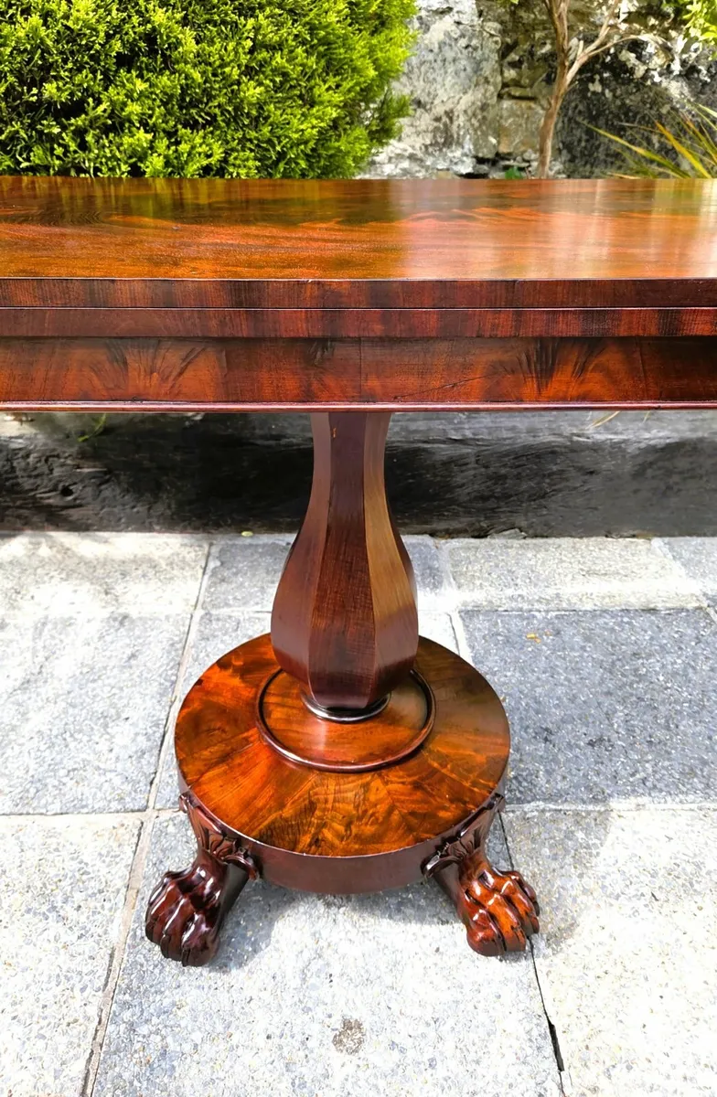 Georgian Fold Over Tea Table- Circa1830 - Image 2