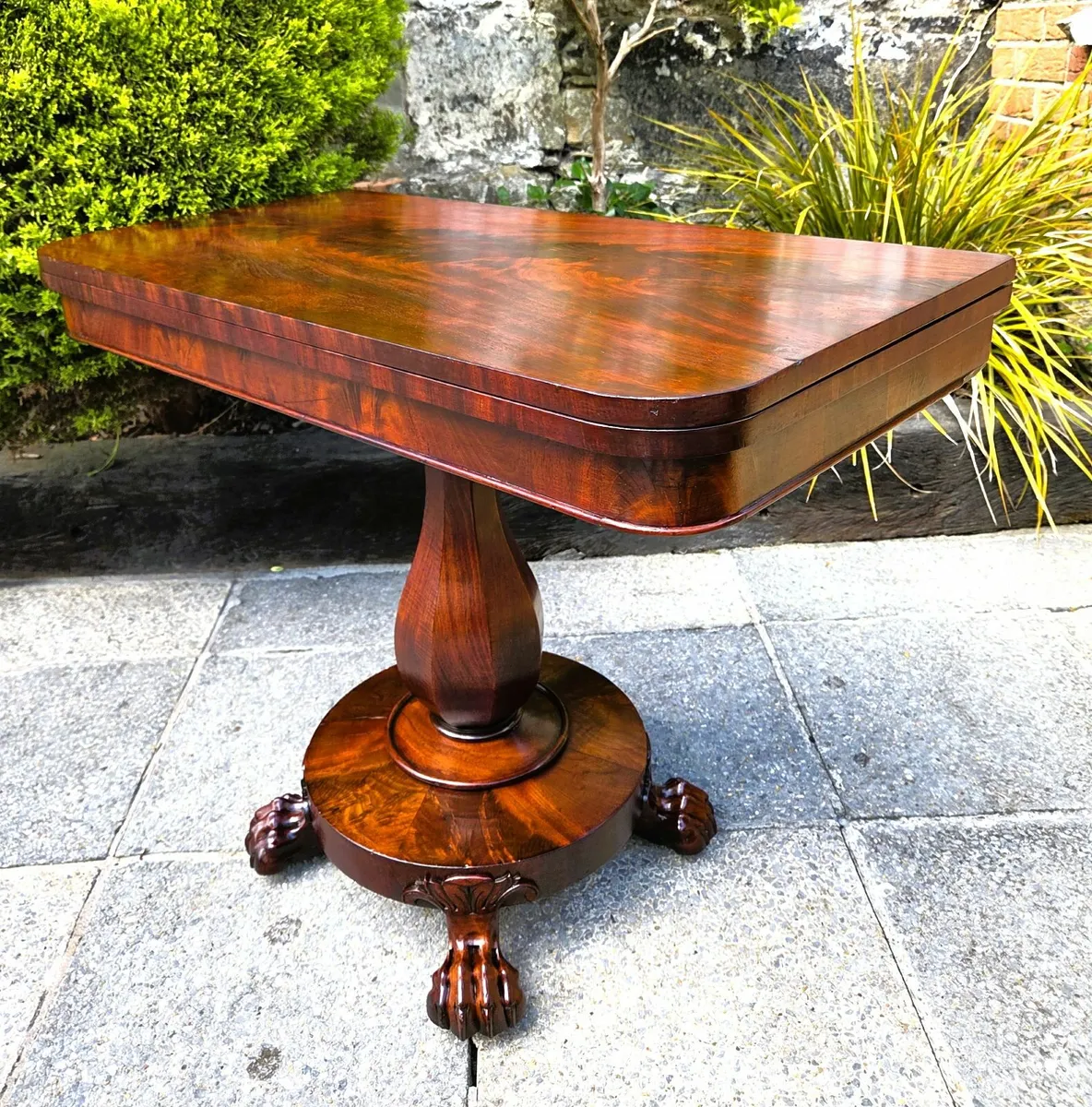 Georgian Fold Over Tea Table- Circa1830 - Image 3