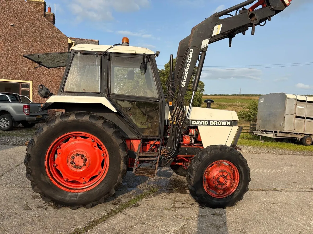 David Brown 1490 with loader - Image 1