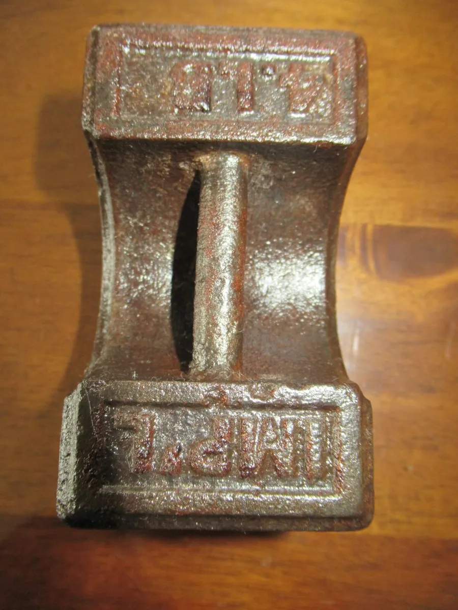 antiques avery weights balance cast iron door - Image 4