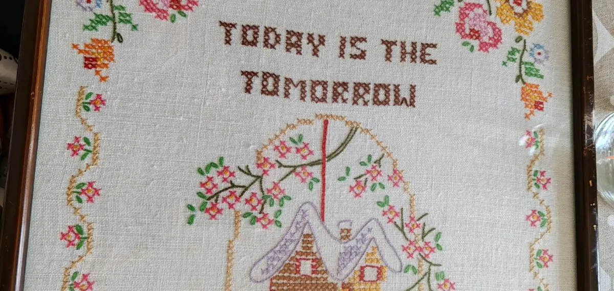 Vintage Cross Stitch and embroidery Sampler - Image 2