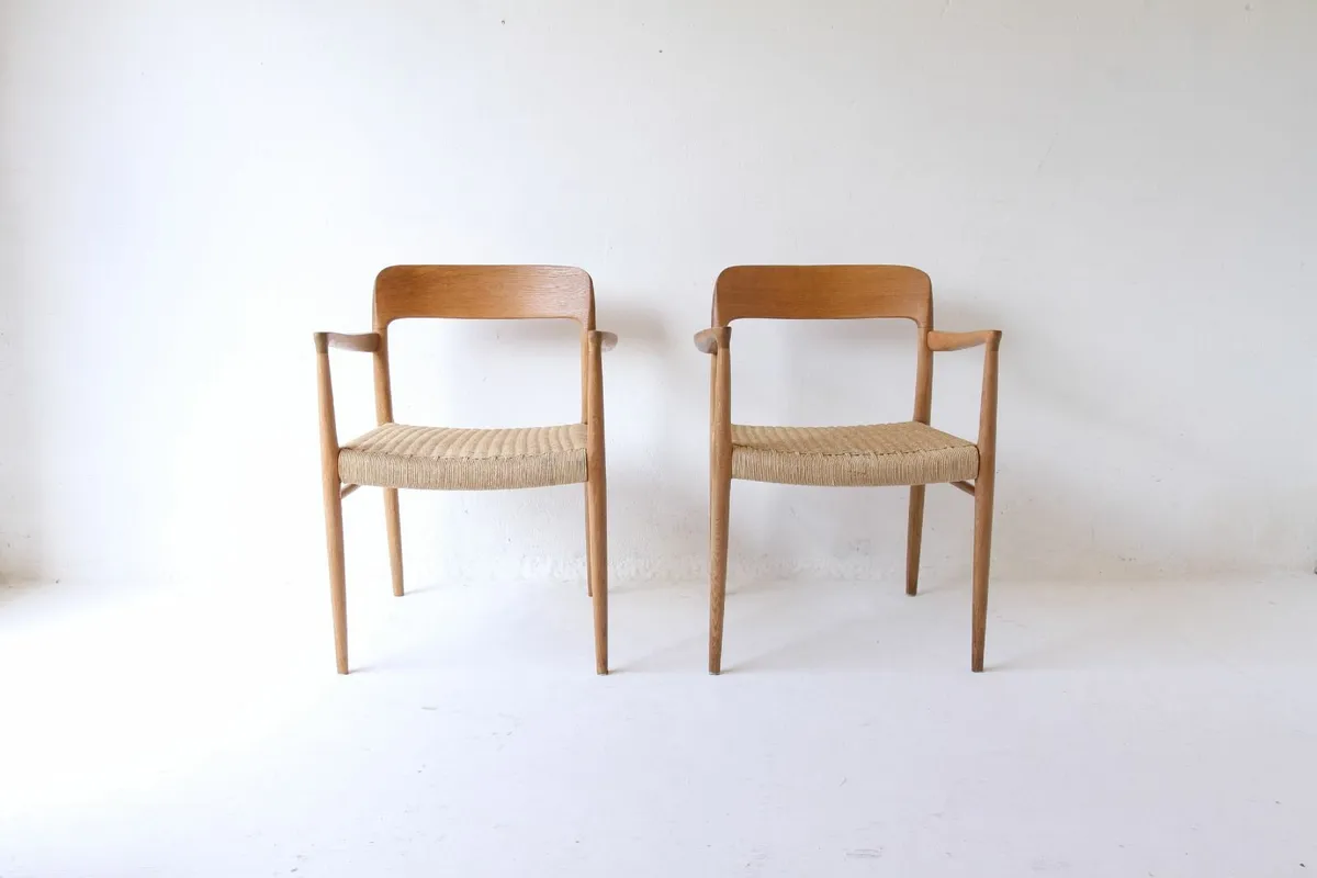 Niels Moller Danish armchairs - Image 1