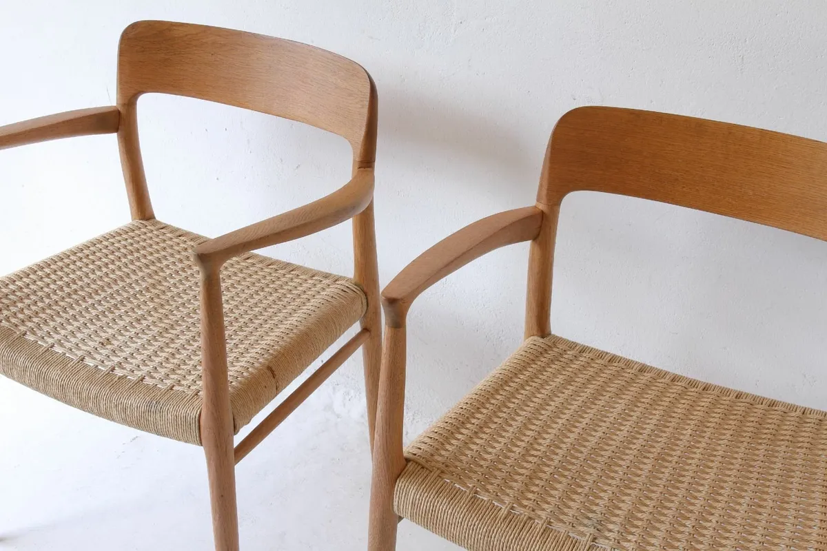 Niels Moller Danish armchairs - Image 4