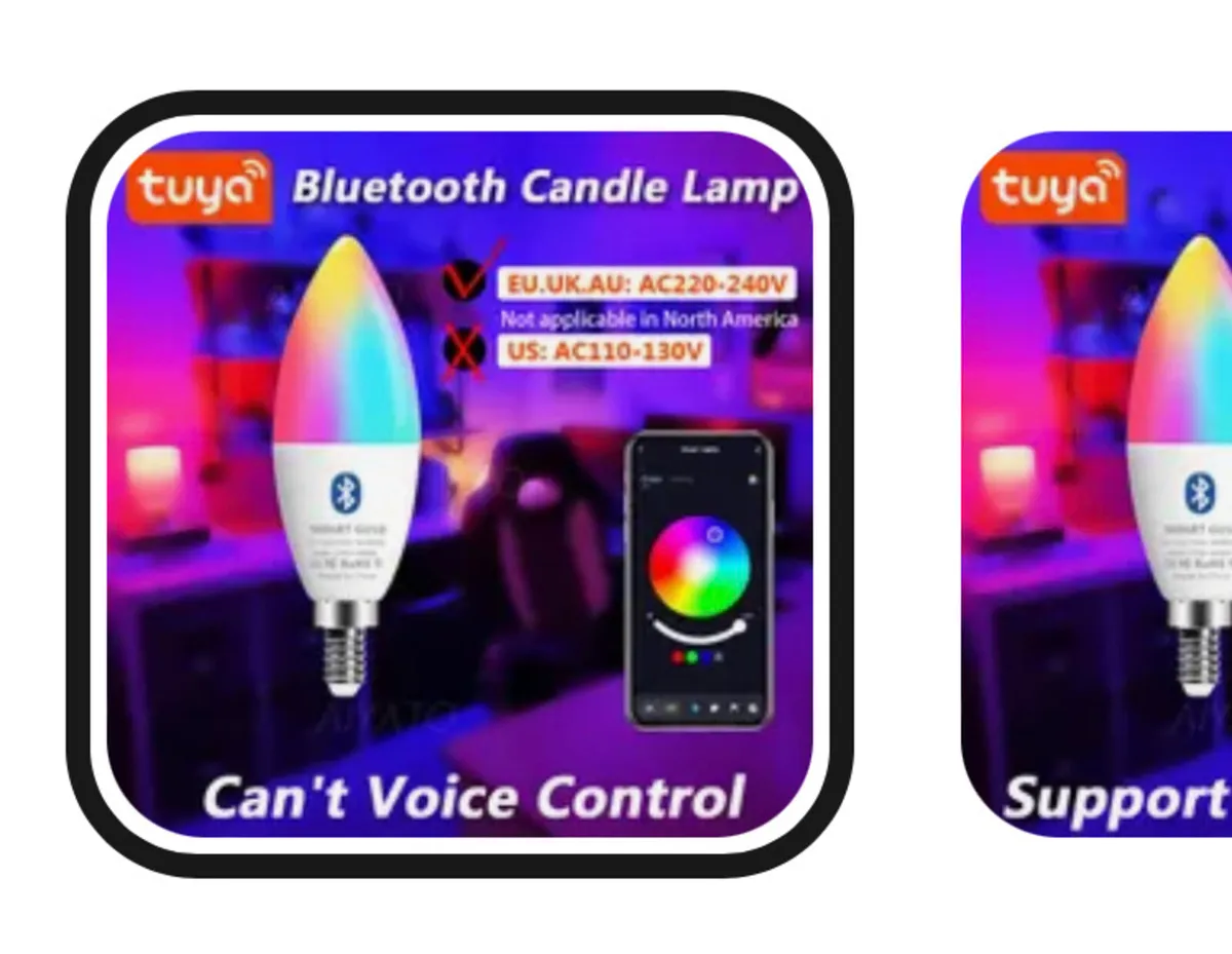 GRONO table lamps with smart bulbs - Image 3