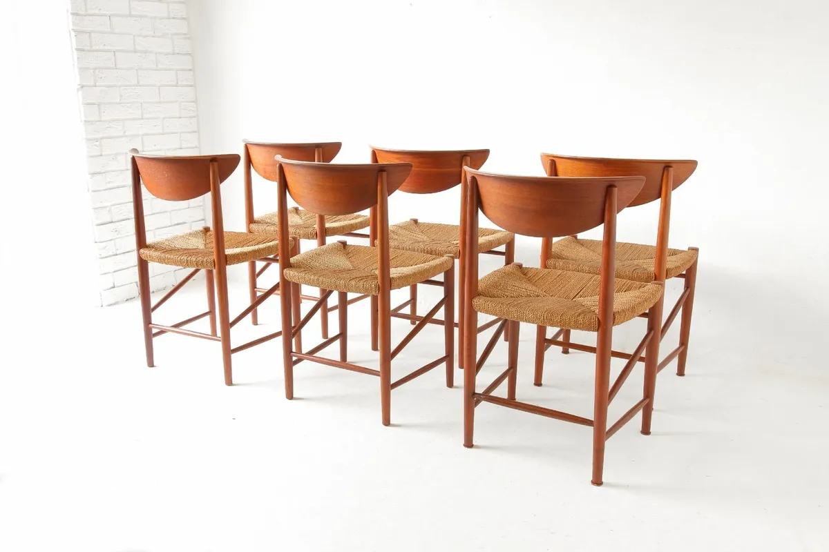 Hvidt Danish dining chairs - Image 4