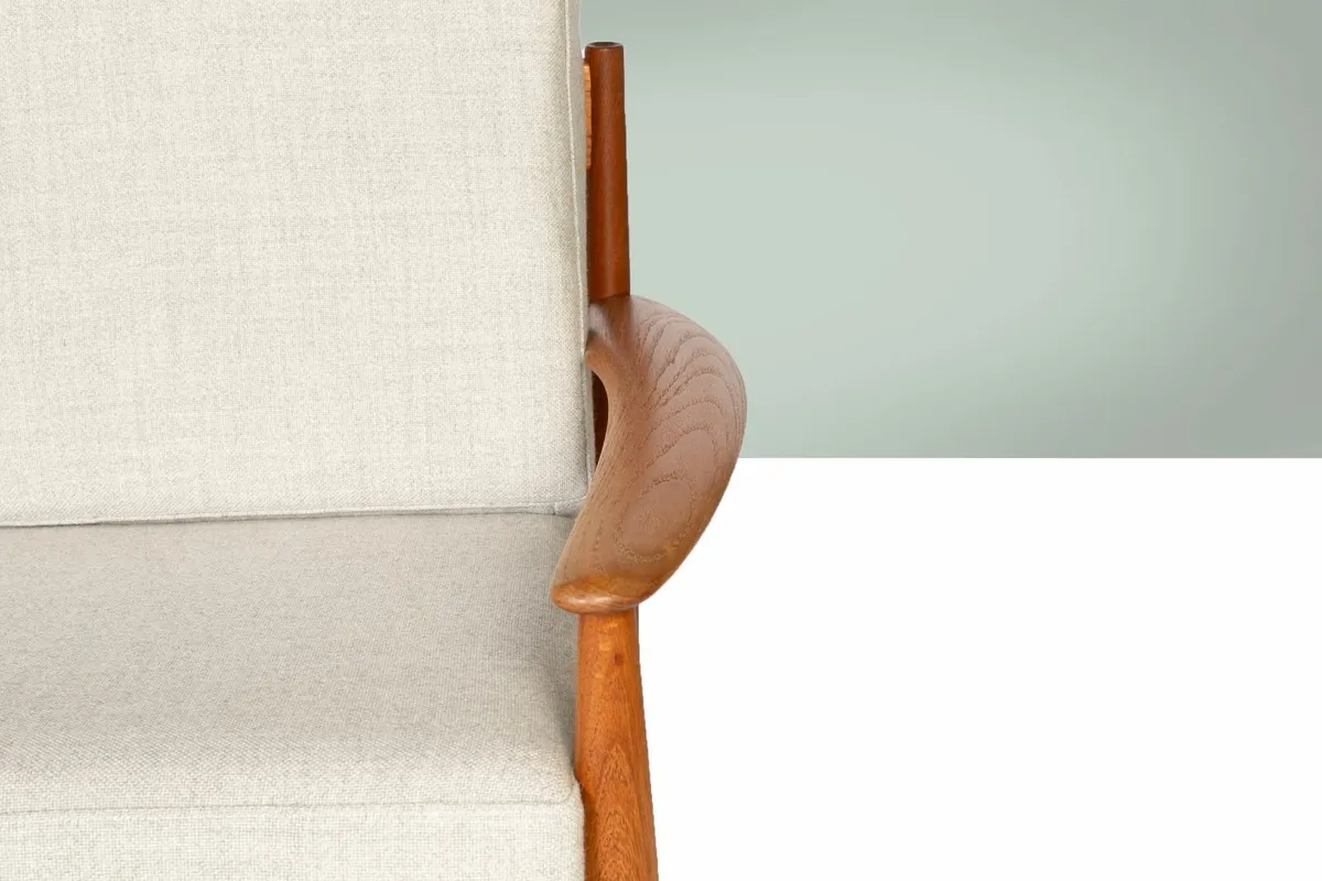 Grete Jalk 3 seater Danish sofa - Image 2