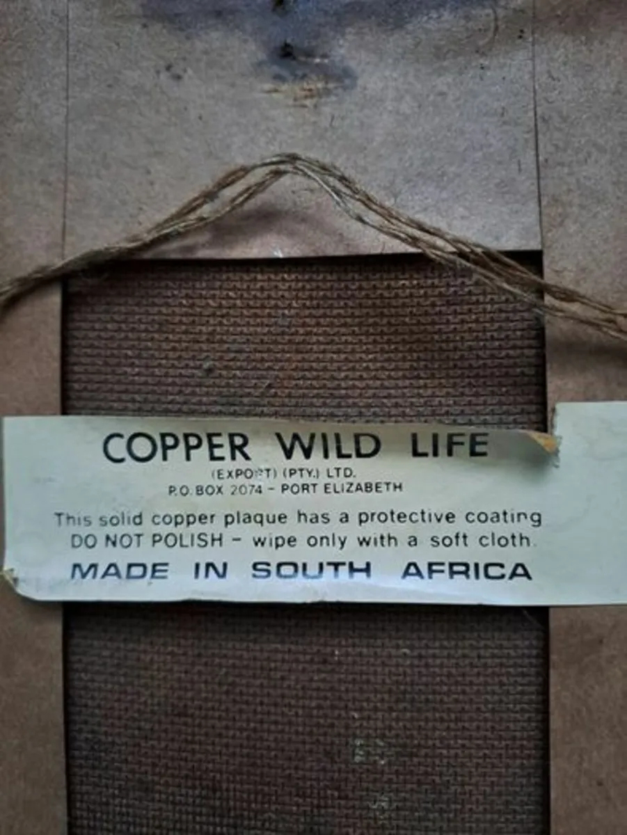 Copper Giraffe Picture - Image 4