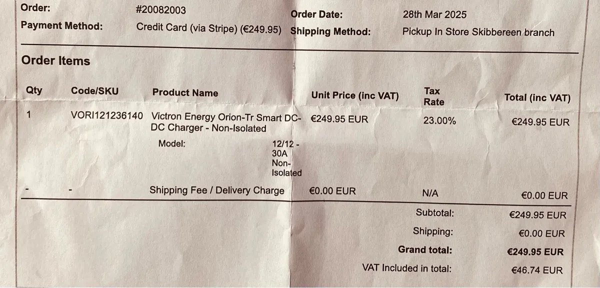 Brand New Victron Non Isolated DC Charger - Image 2