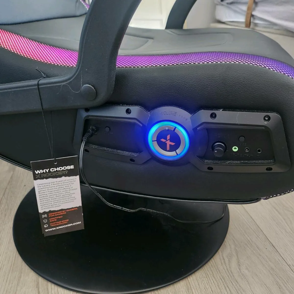 Gaming Chair X Rocker Veleno Sports RGB 2.1 Audio - Image 2
