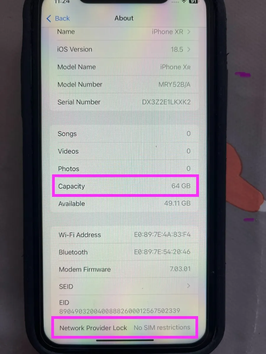 iPhone XR-64GB-SIM Free-Clean - Image 3