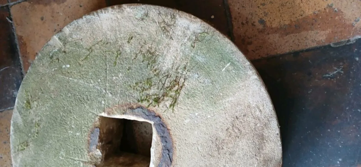 Antique Grinding Stone - Image 3