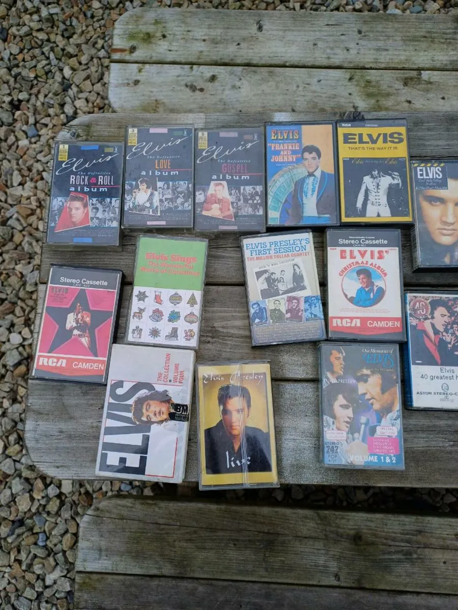 Collection of Elvis and Shaken Stevens Cassettes - Image 3