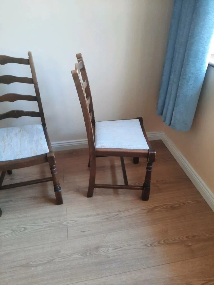 Kitchen chairs x 4 - Image 4
