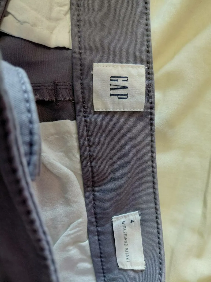 Womens Gap girlfriend Khakis - Image 3