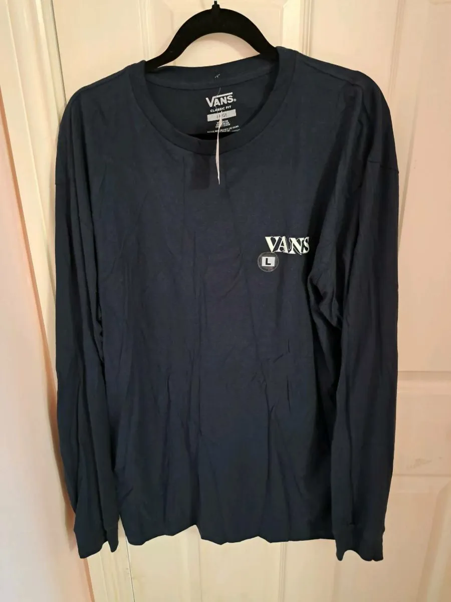 Mens Van long sleeve tshirt - Image 1