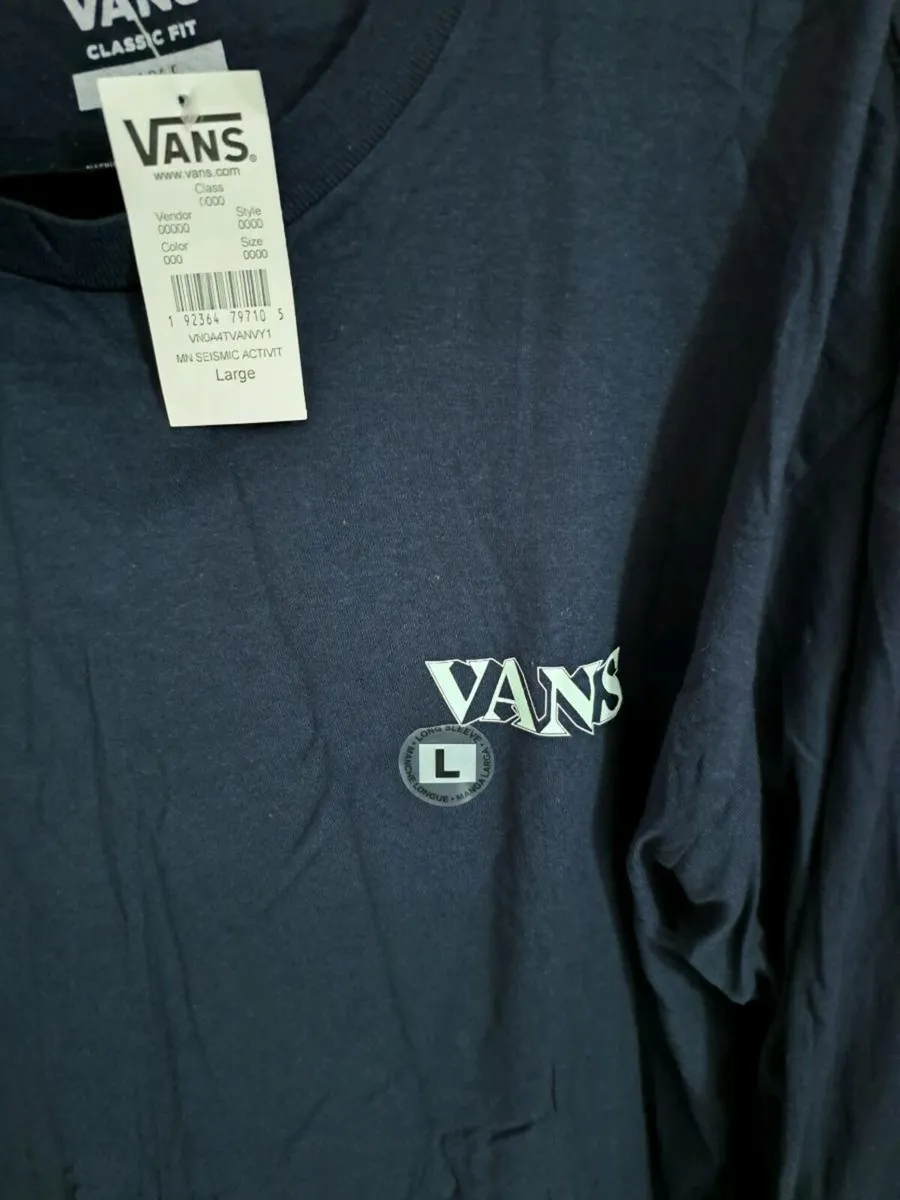 Mens Van long sleeve tshirt - Image 2