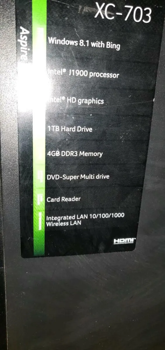 Acer Aspire Desktop Computer - Image 4