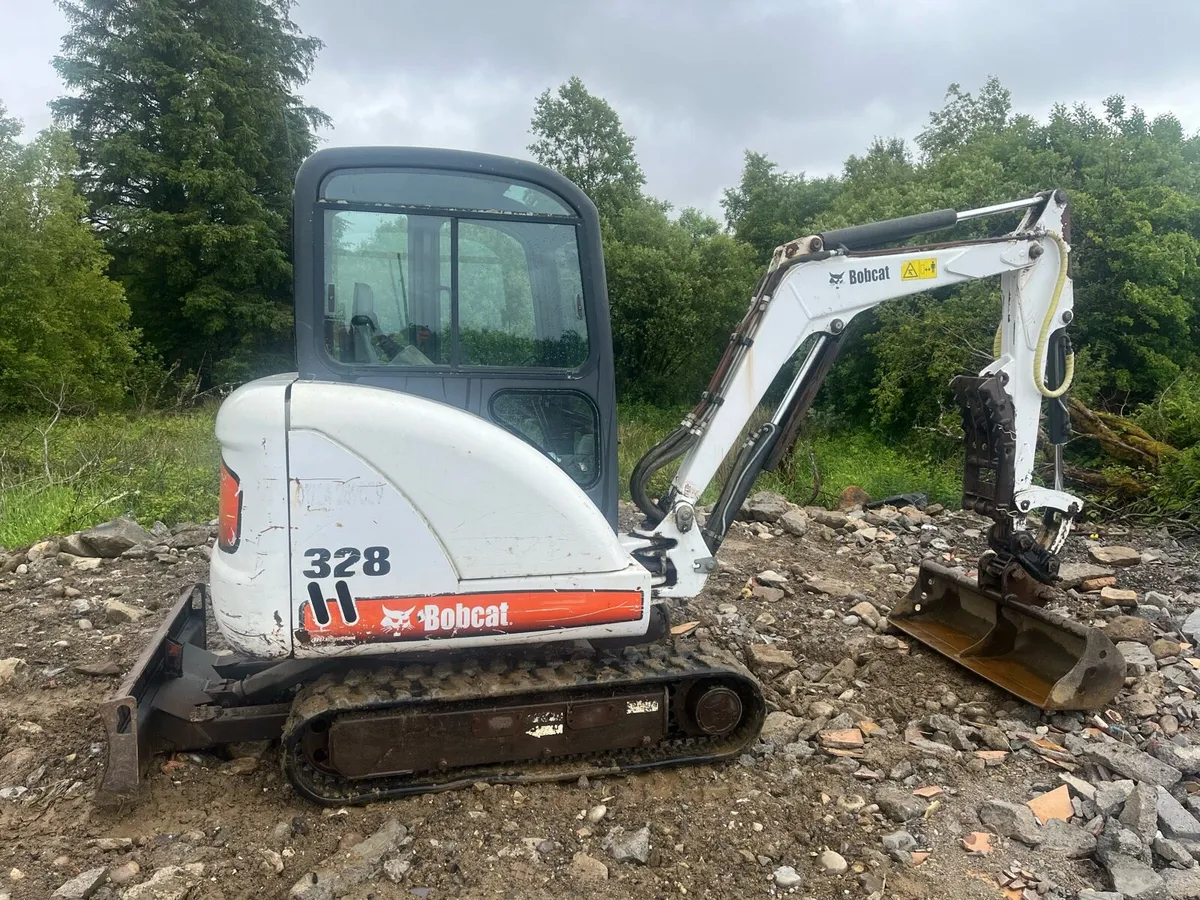 Bobcat 328 mini digger - Image 1