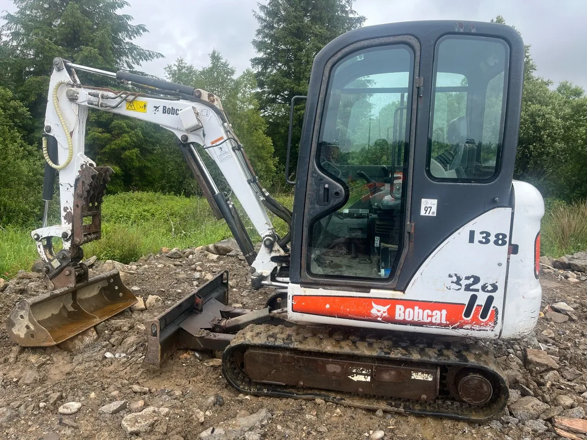 Bobcat 328 mini digger - Image 2