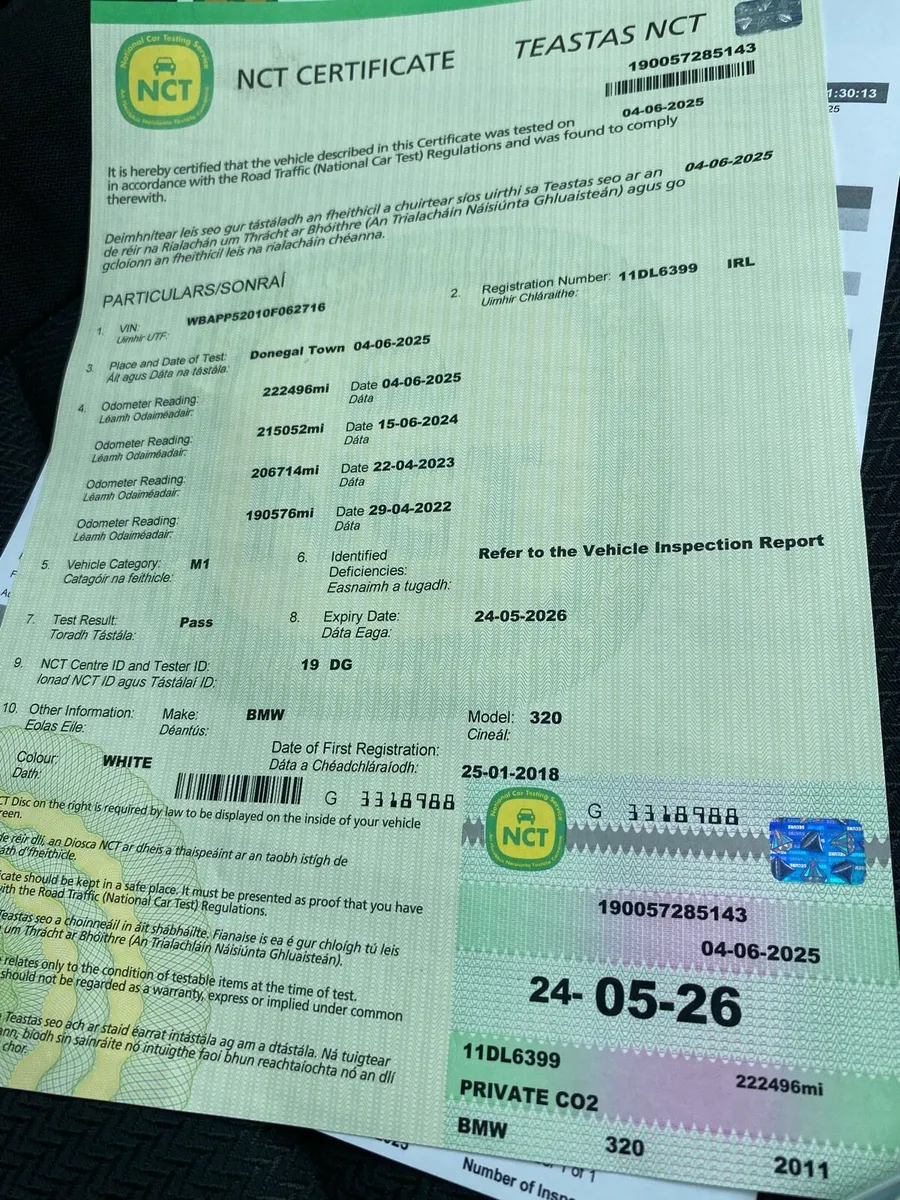 2011 320d tax and test €3200 Ono - Image 2