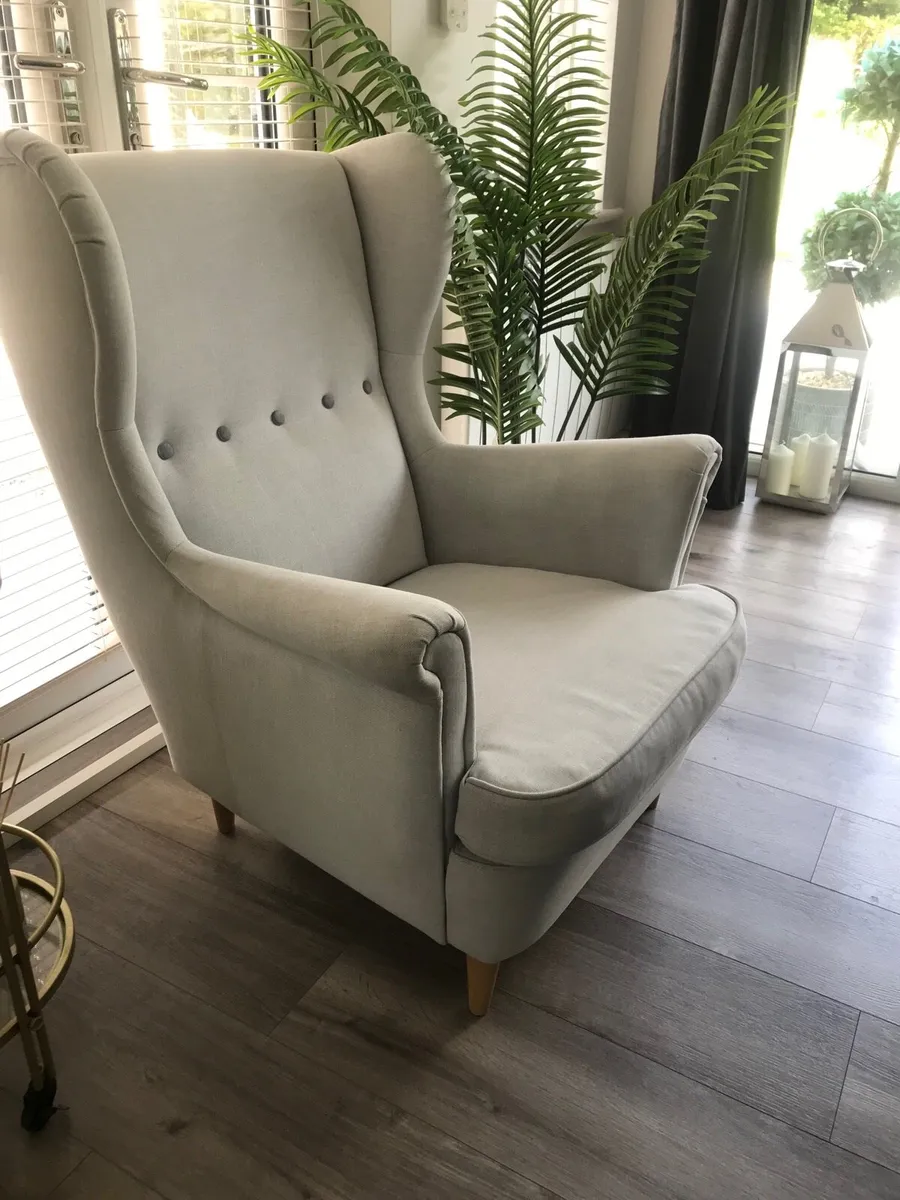 Strandmon Ikea Grey armchair - Image 1